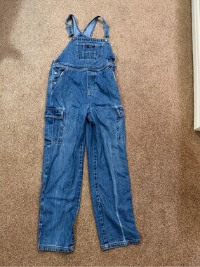 Bass woman is Blue Relaxed Denim Overalls